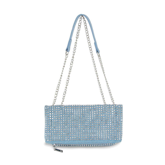 Front Flap Sparkling Rhinestone Shoulder Bag