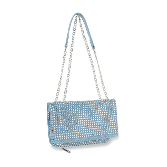 Front Flap Sparkling Rhinestone Shoulder Bag