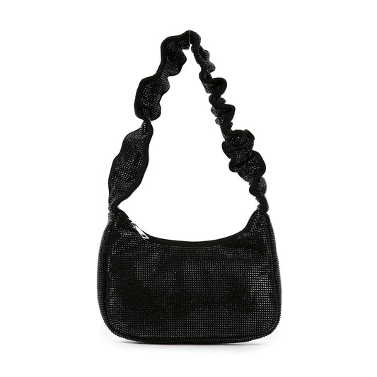 Ruffled Accent Dazzling Petite Hobo Handbag