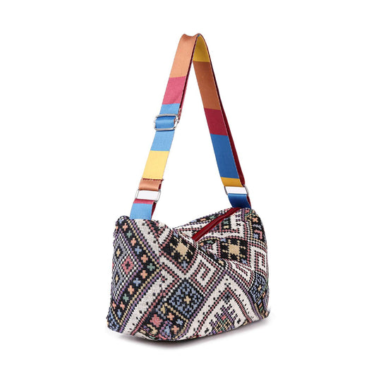 Woven Tapestry Shoulder Bag