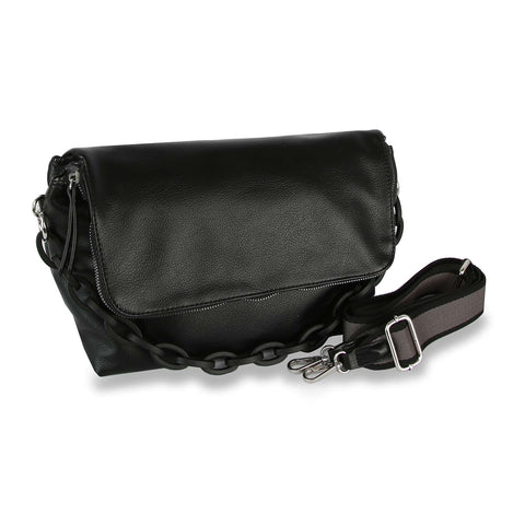 Chain Handle Shoulder Bag