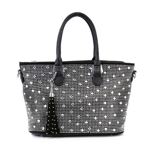 Stunning Rhinestone Tote Fashion Handbag