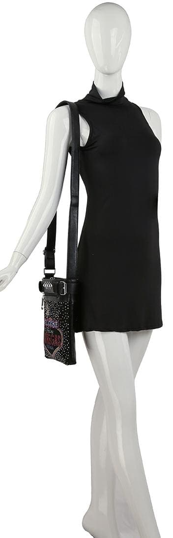 Las Vegas Rhinestone Crossbody Sling