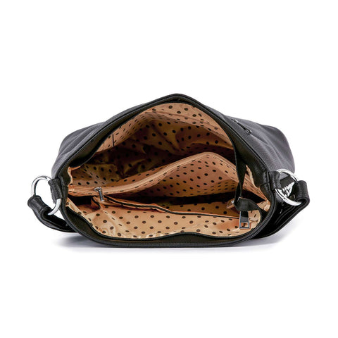 Glamorous Rhinestone Design Hobo Handbag