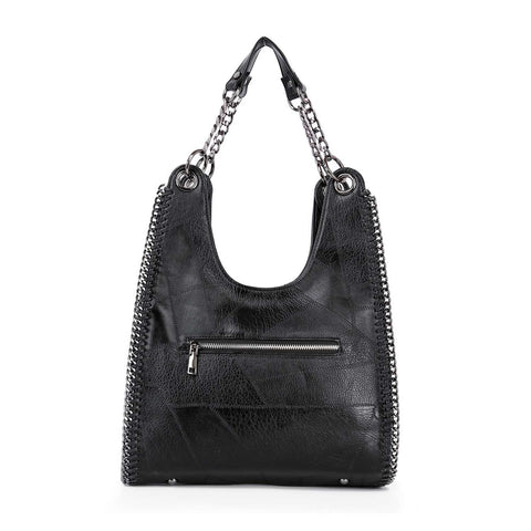 Stunning Rhinestone Accented Fashion Handbag
