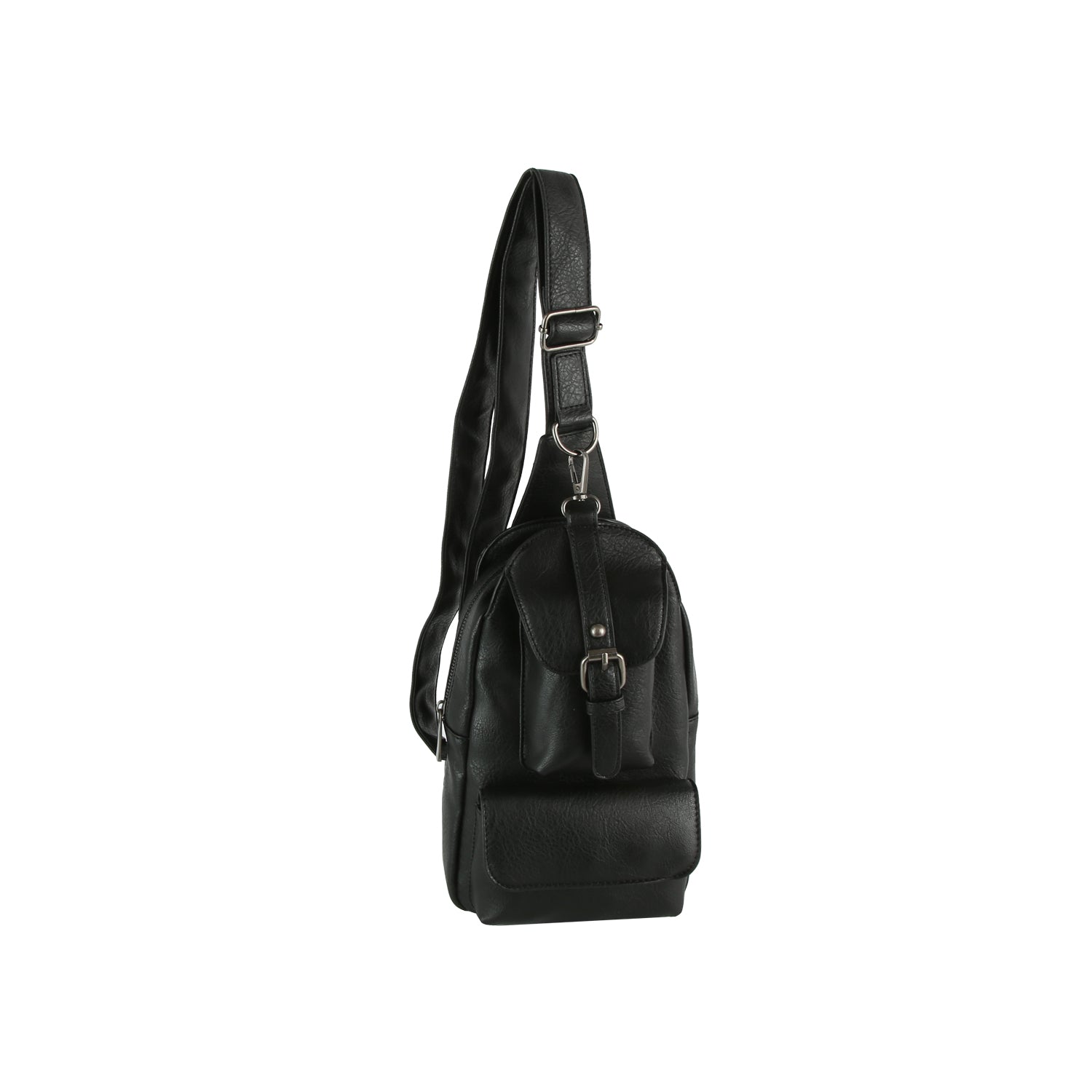 coach charles sling backpack F54770 Tas Pack Midnight Balilene Coach Black Charles Leather Campus