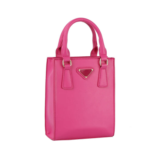 Structured Mini Tote Handbag