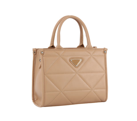 Classic Quilted Box Hand Tote