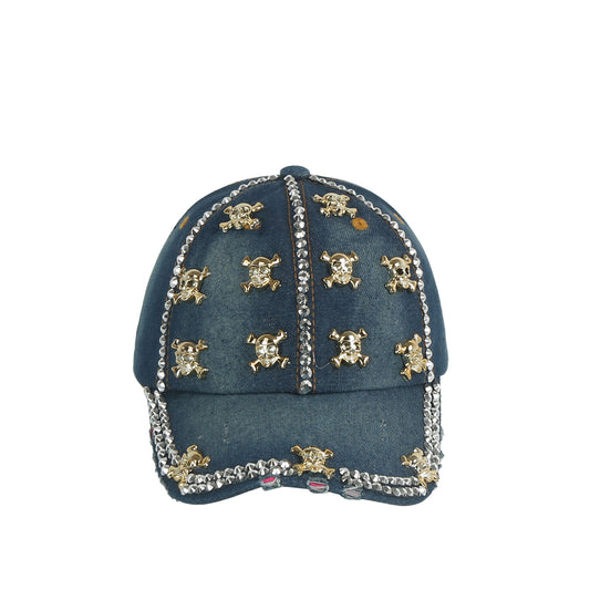 Skull And Stone Decorative Cap
