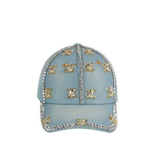 Skull And Stone Decorative Cap