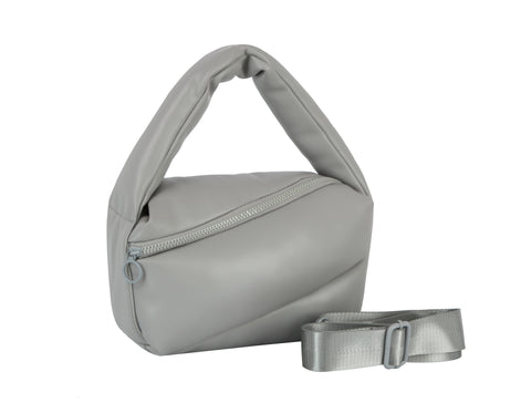 Asymetrical Zip Hobo Handbag