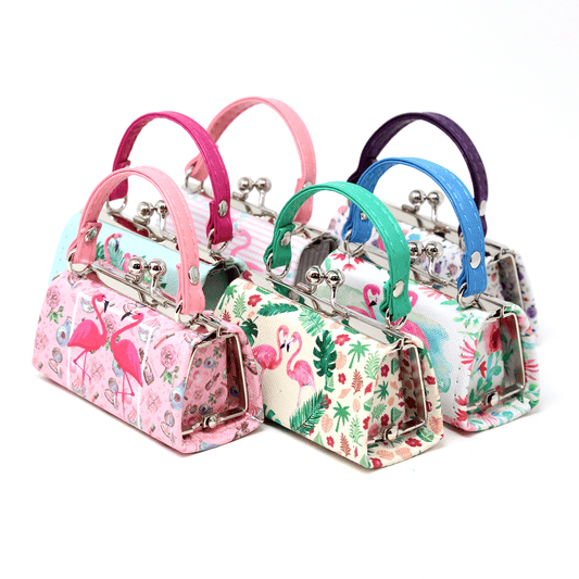 Cute Flamingo Design Lipstick Case Assorted Set