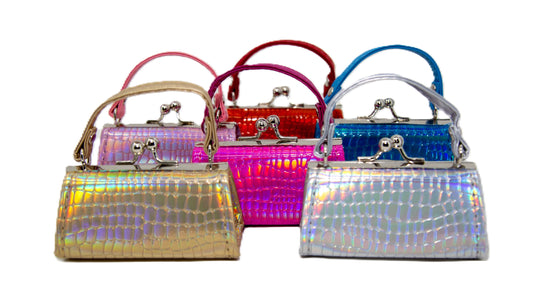 Iridescent Embossed Lipstick Case Assorted Set