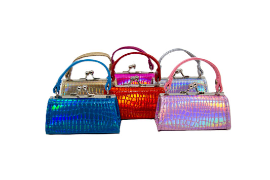 Iridescent Embossed Lipstick Case Assorted Set