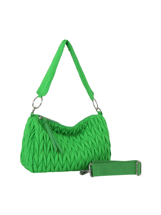 Quilted Design Hobo Handbag