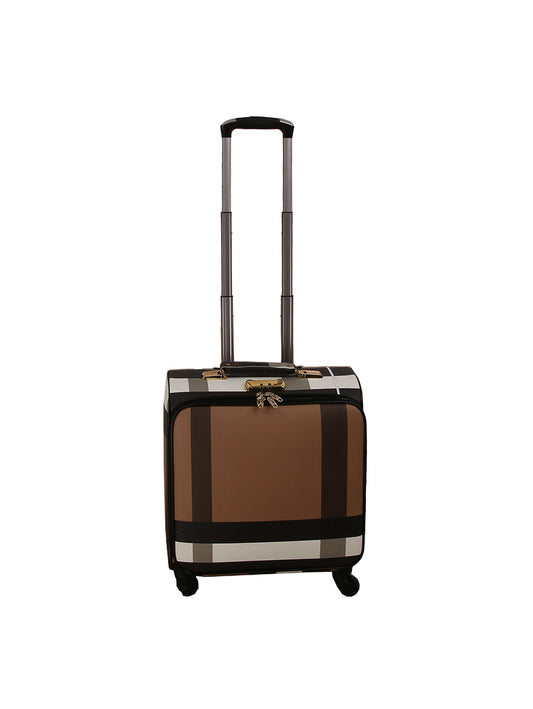 Signature Plaid Print Rolling Travel Bag