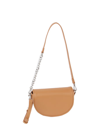 Chain Accented Shoulder Bag