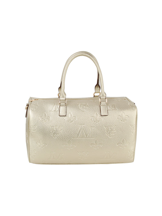 Oversized Embossed Classic Satchel Handbag