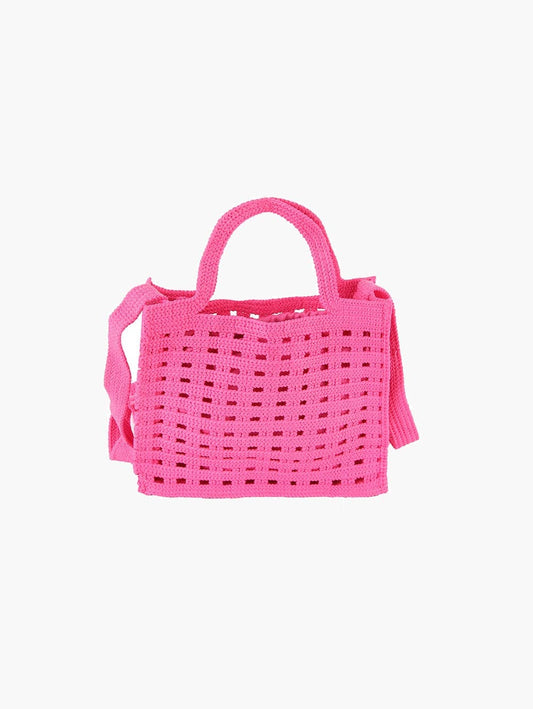 Woven Petite Tote Handbag