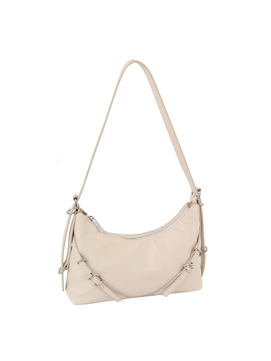 Buckle Design Hobo Handbag
