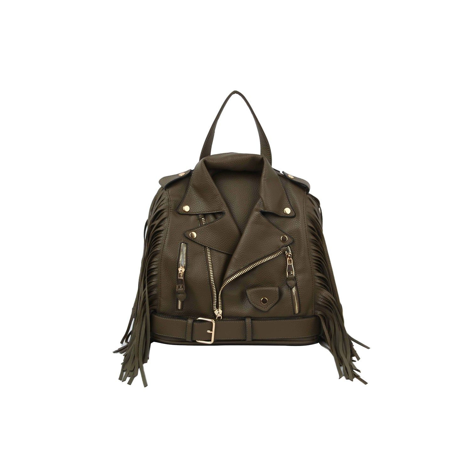 Fringe Motorcyle Jacket Backpack – handbagexpress