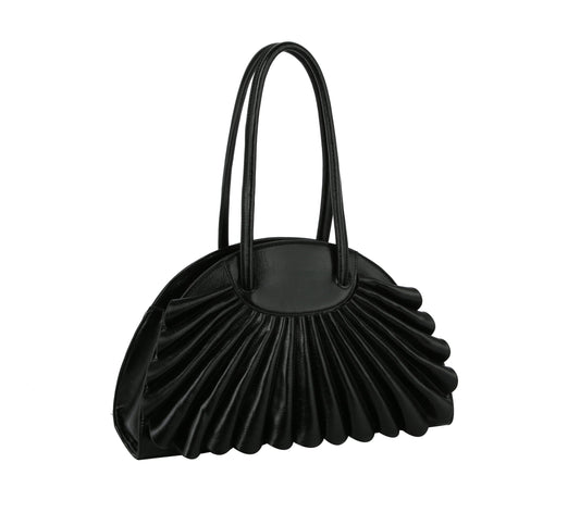 Pleated Unique Tote Handbag