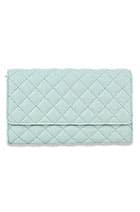Quilted Convertible Wallet - Mint