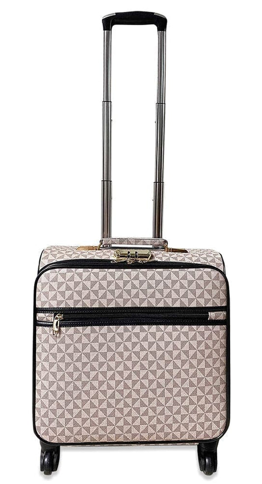 Signature Print Wheeled Weekender - LGOT02-SG-BG