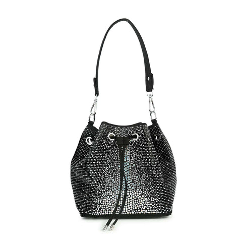 Ombre Design Drawstring Hobo Handbag