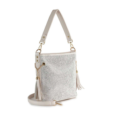 Sparkling Rhinestone Hobo Handbag