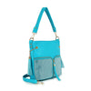 Rhinestone Zip Hobo Handbag