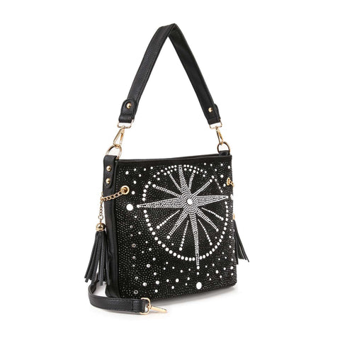 Unique Star Patterned Hobo Crossbody