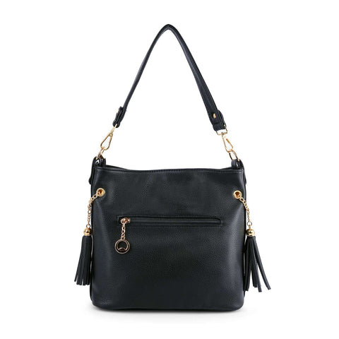 Beautifully Unique Rhinestone Pattern Crossbody Hobo