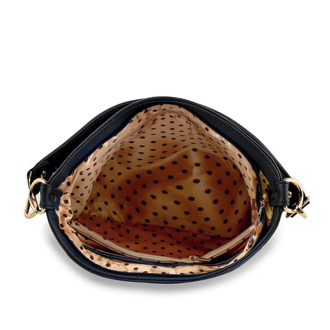Beautifully Unique Rhinestone Pattern Crossbody Hobo