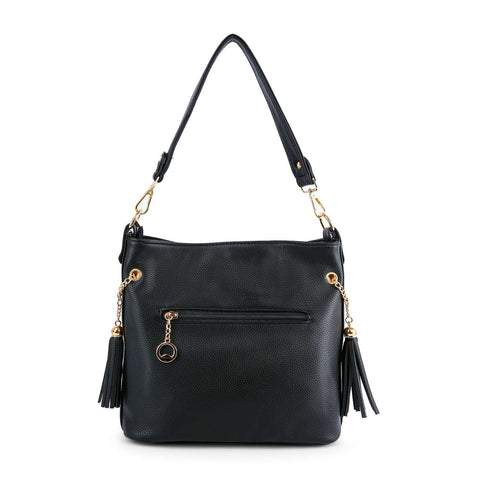 Colorful  Stained Glass  Design Rhinestone Crossbody Hobo