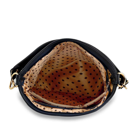 Colorful  Stained Glass  Design Rhinestone Crossbody Hobo