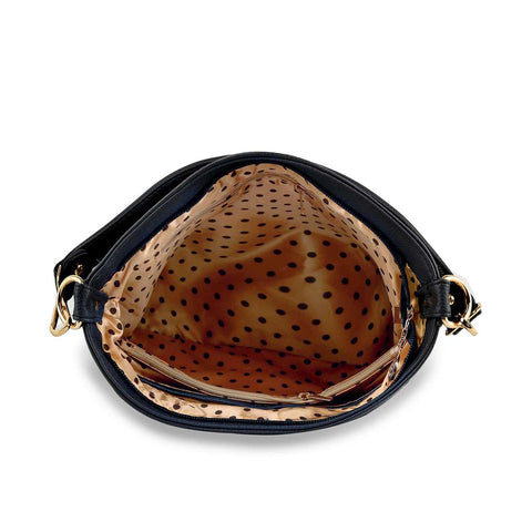Unique Bling Skull Design Hobo Crossbody