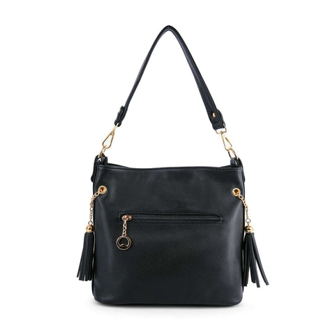 Ombre Rhinestone Design Hobo Crossbody