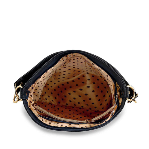 Ombre Rhinestone Design Hobo Crossbody