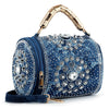 Rhinestone Studded Petite Fashion Handbag