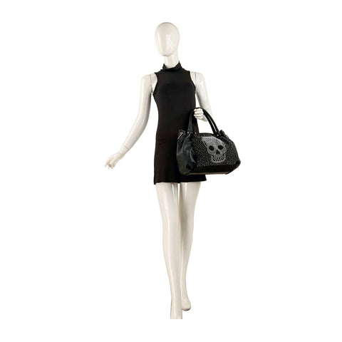 Sparkling Skull Design Fashion Handbag