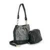 Stunning Rhinestone Covered Drawstring Hobo Set