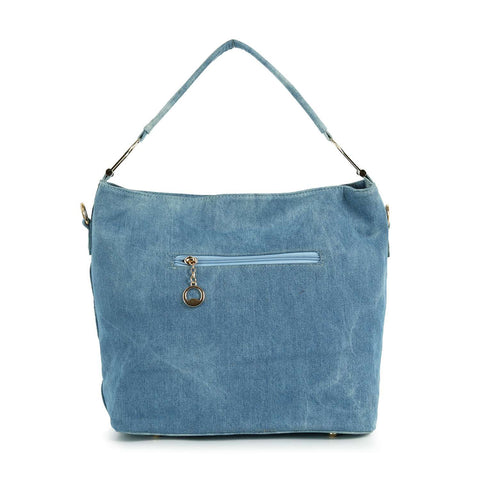 Daisy Rhinestone Beaded Denim Hobo Set