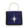 Pearl and Rhinestone Accented Petite Handbag