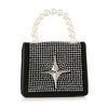 Pearl and Rhinestone Accented Petite Handbag