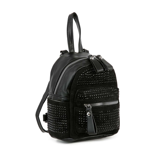 Ultra Petite Rhinestone Front Pocket Fashion Backpack