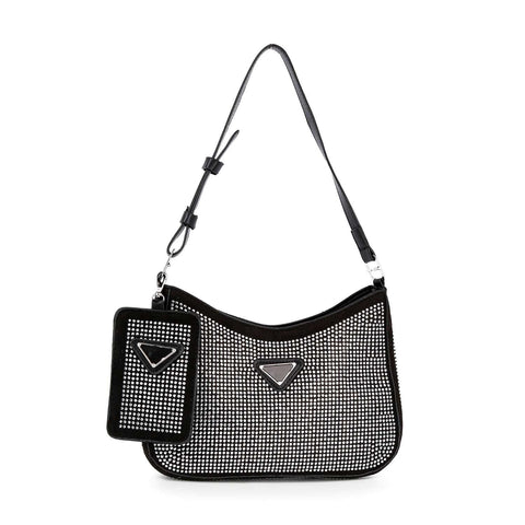 Stunning Rhinestone Hobo Handbag
