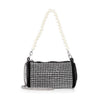 Rhinestone and Pearl Accented Petite Evening Bag