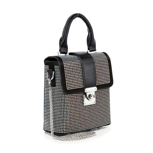 Petite Rhinestone Messenger Style Bag