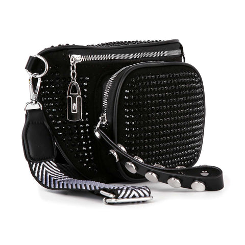 Rhinestone Petite Front Crossbody Sling